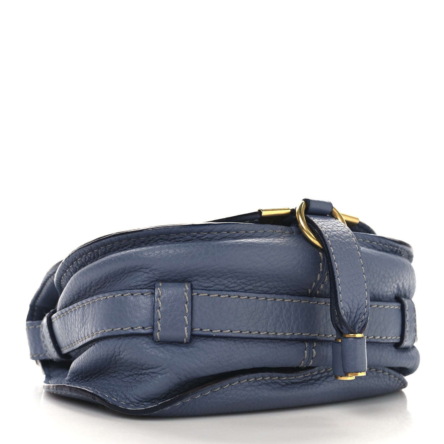 Chloe Calfskin Small Marcie Round Crossbody Bag Royal Navy 4 of 12
