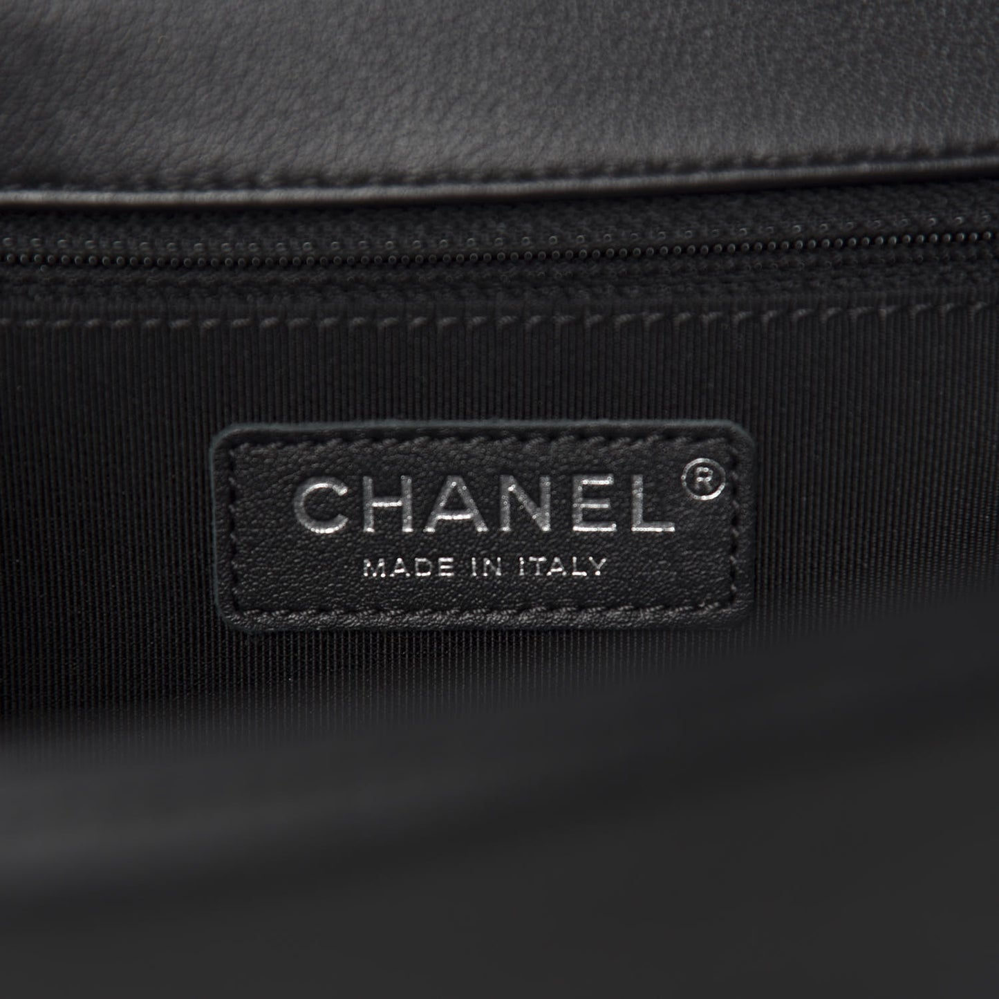 Calfskin Quilted New Medium Boy Flap Black