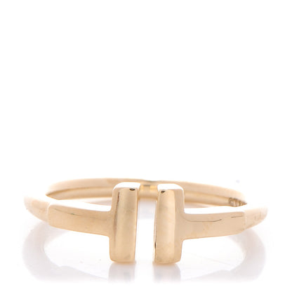 Tiffany 18K Yellow Gold T Wire Ring 4 1 of 5