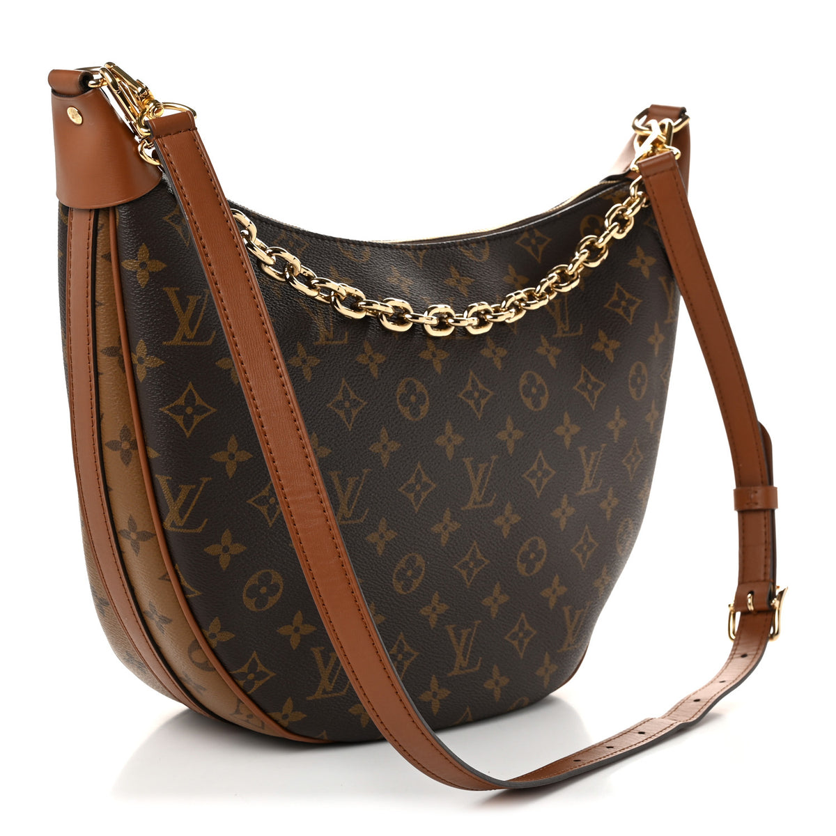 Louis Vuitton Reverse Monogram Loop Hobo 3 of 9