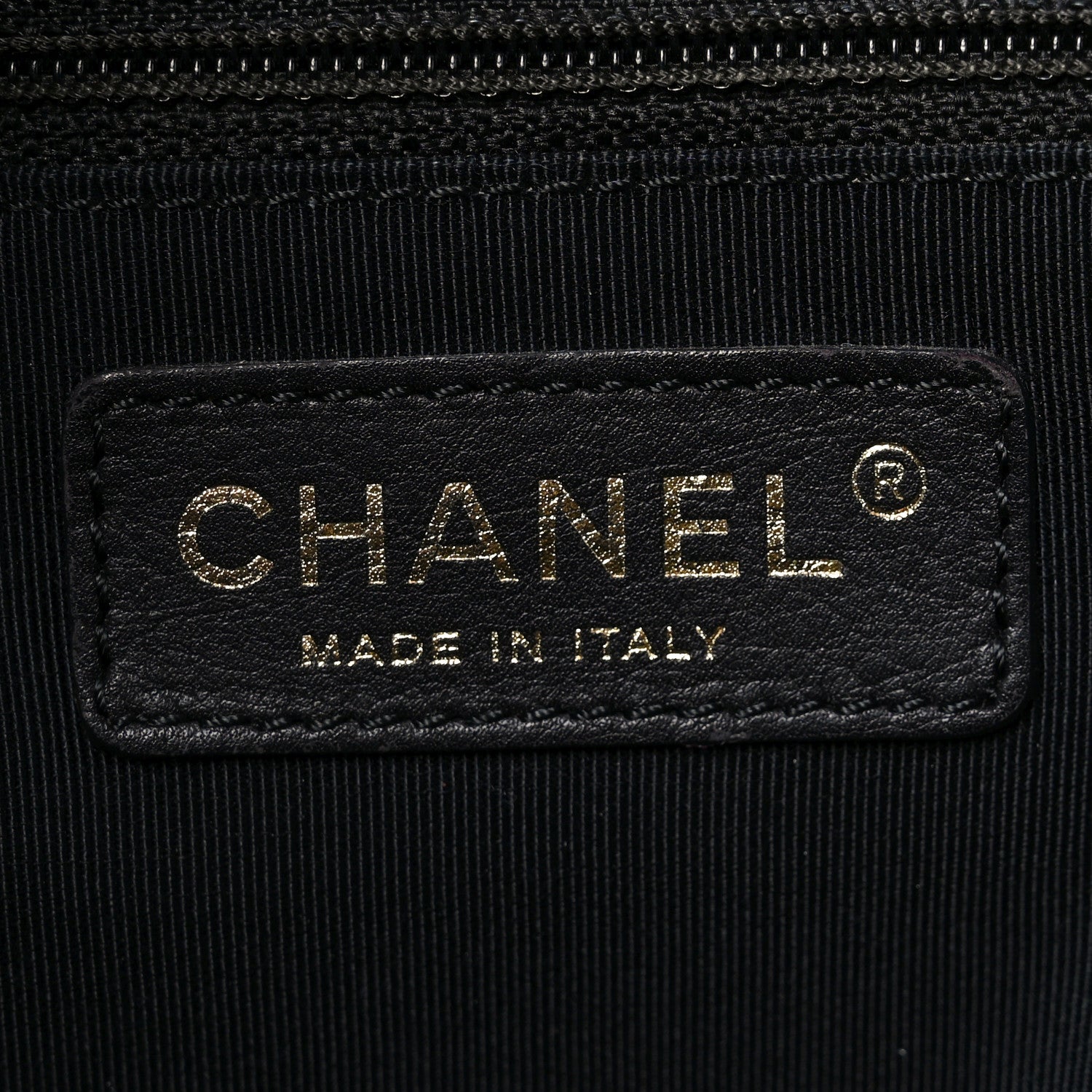 Chanel Calfskin Cerf Shopper Tote Black 7 of 10