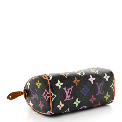 Louis Vuitton Monogram Multicolor Mini Sac HL Speedy Black 4 of 10