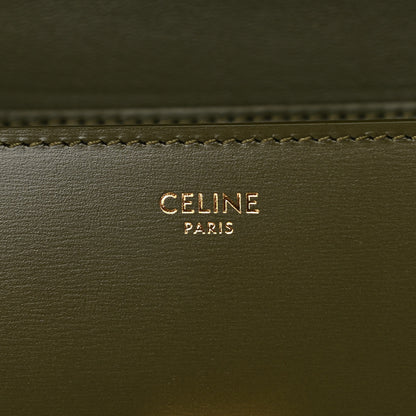 Celine Box Calfskin Teen Classic Box Flap Bag Dark Olive 6 of 10