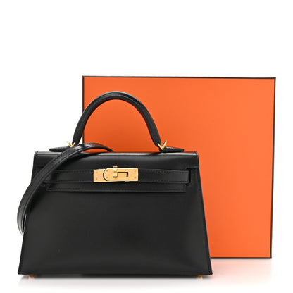 Hermes Box Mini Kelly Sellier 20 Black 11 of 11