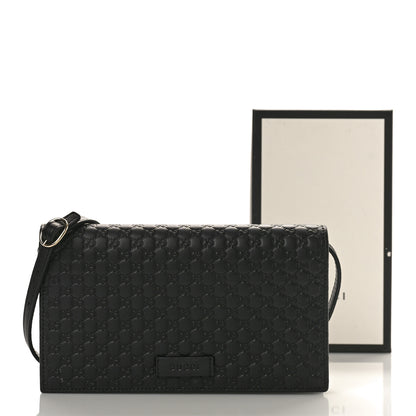 Gucci Microguccissima Crossbody Wallet Black 8 of 8