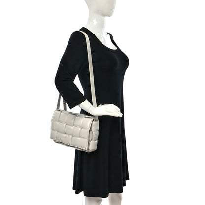 Bottega Veneta Nappa Maxi Intreccio Padded Cassette Crossbody Bag Chalk 2 of 8