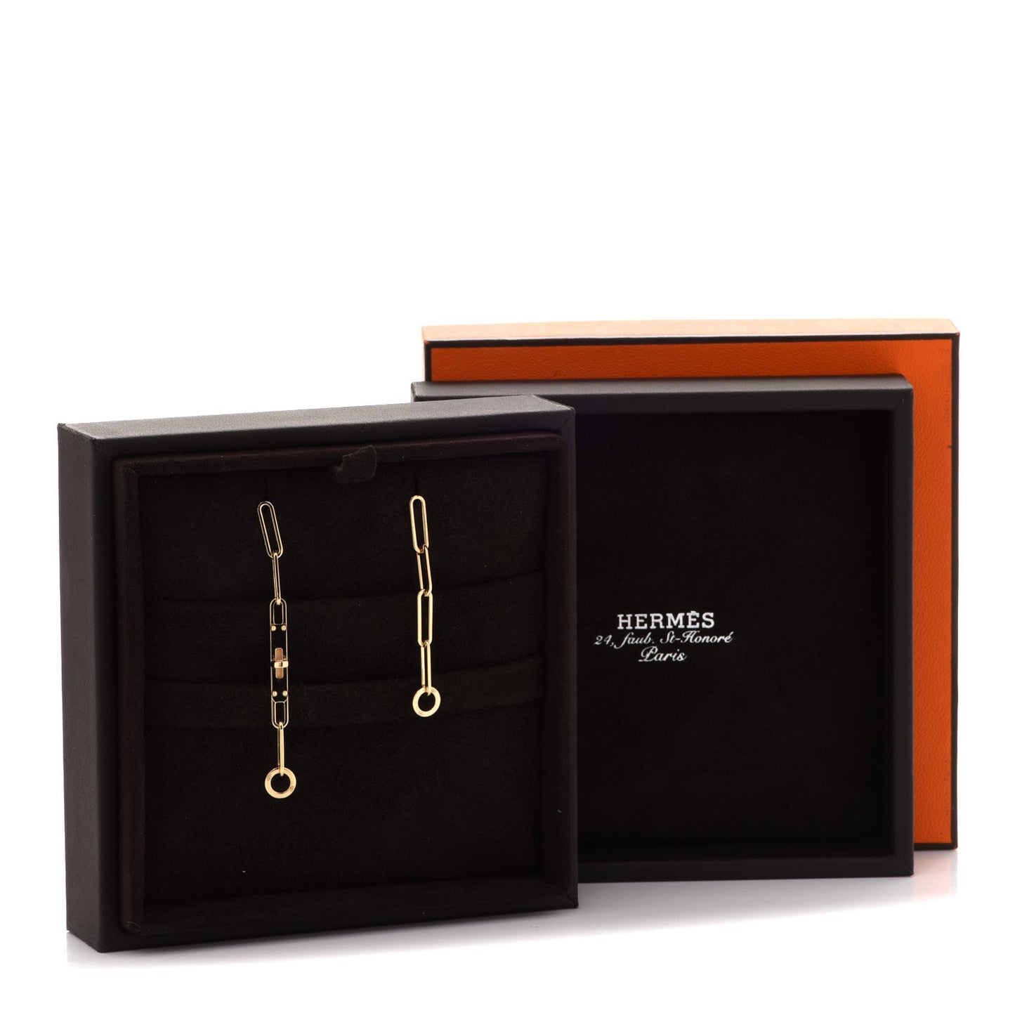 18K Yellow Gold TPM Kelly Chaine Earrings