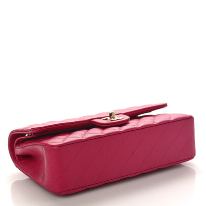 Chanel Caviar Quilted Medium Double Flap Dark Pink 4 of 9