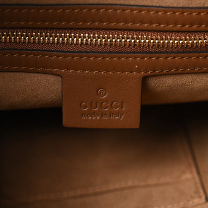 Gucci GG Supreme Monogram Large Linea A Hobo Light Brown 11 of 19