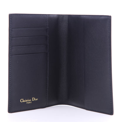 Christian Dior Calfskin Oblique Passport Holder Blue 5 of 9