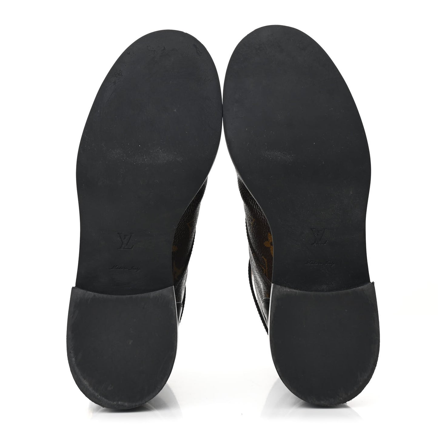 Calfskin Monogram Wonderland Flat Ranger Boots 39 Black