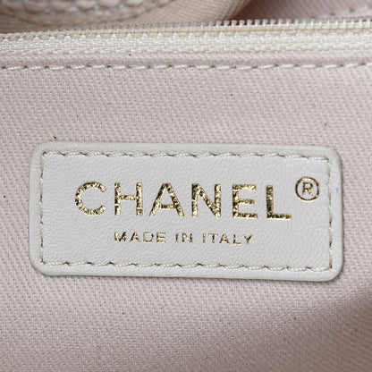 Chanel Woven Straw Raffia Large Deauville Tote Light Beige 5 of 8