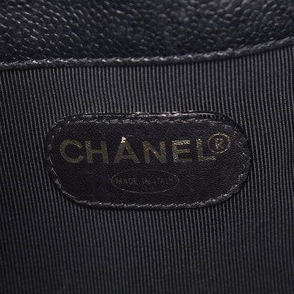 Chanel Caviar CC Drawstring Shoulder Bag Black 9 of 14