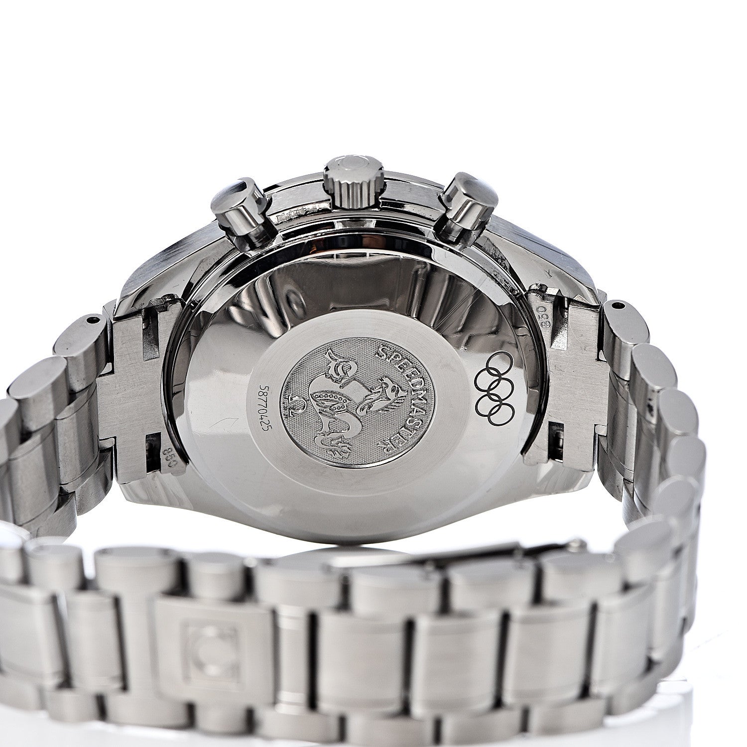 Omega Stainless Steel 39mm Speedmaster Date Olympic Series Automatic Watch White 3513.20.00 5 of 6