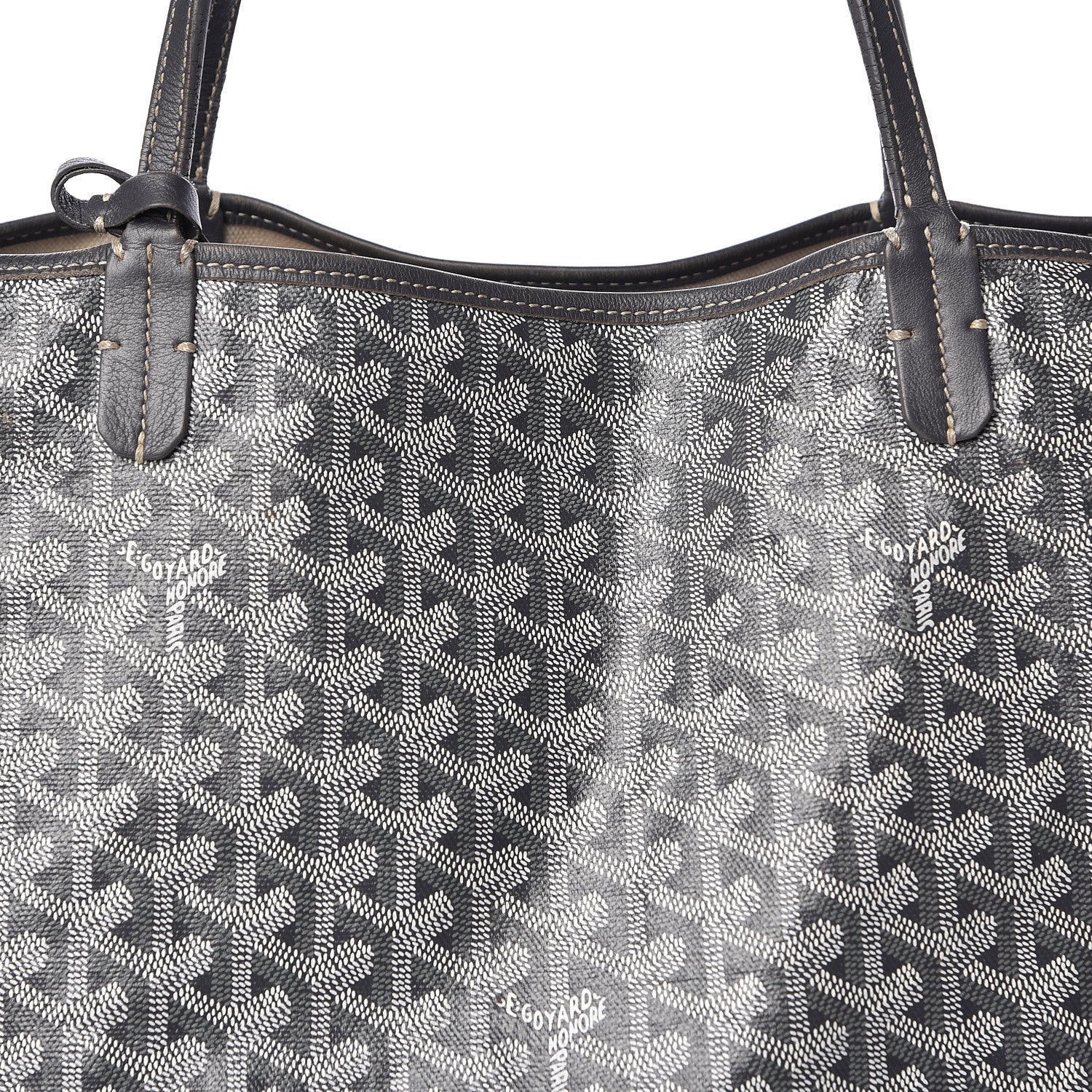 Goyard Goyardine Saint Louis GM Grey 9 of 32