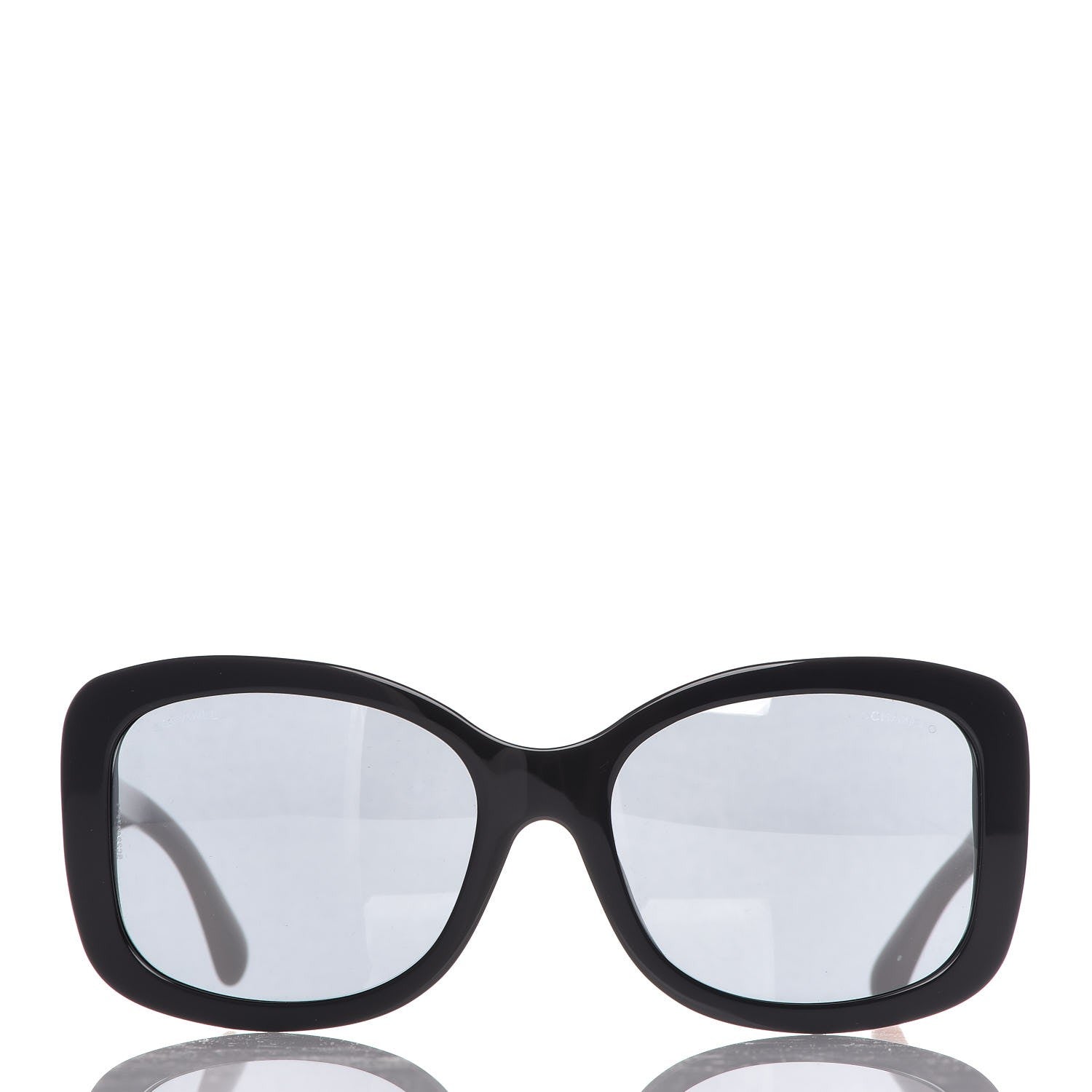 Chanel CC Sunglasses 5322 Black White 2 of 8