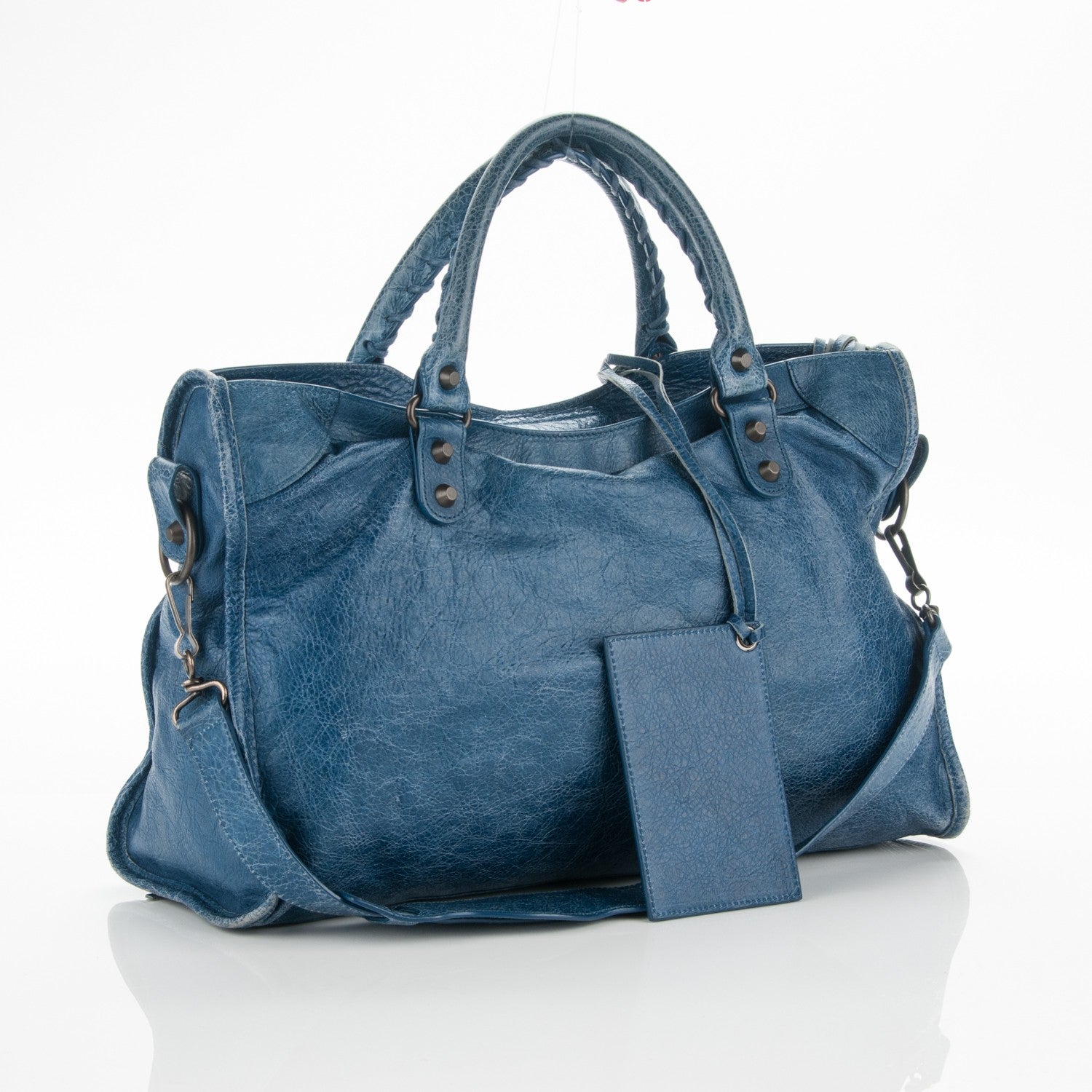 Balenciaga Agneau Classic Hardware City Bleu Cobalt Bleu Electric 3 of 11