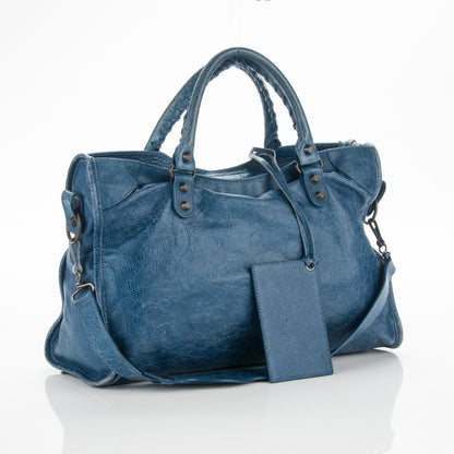 Balenciaga Agneau Classic Hardware City Bleu Cobalt Bleu Electric 3 of 11