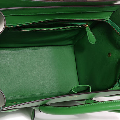 Celine Palmelato Calfskin Mini Luggage Grass Green 5 of 8