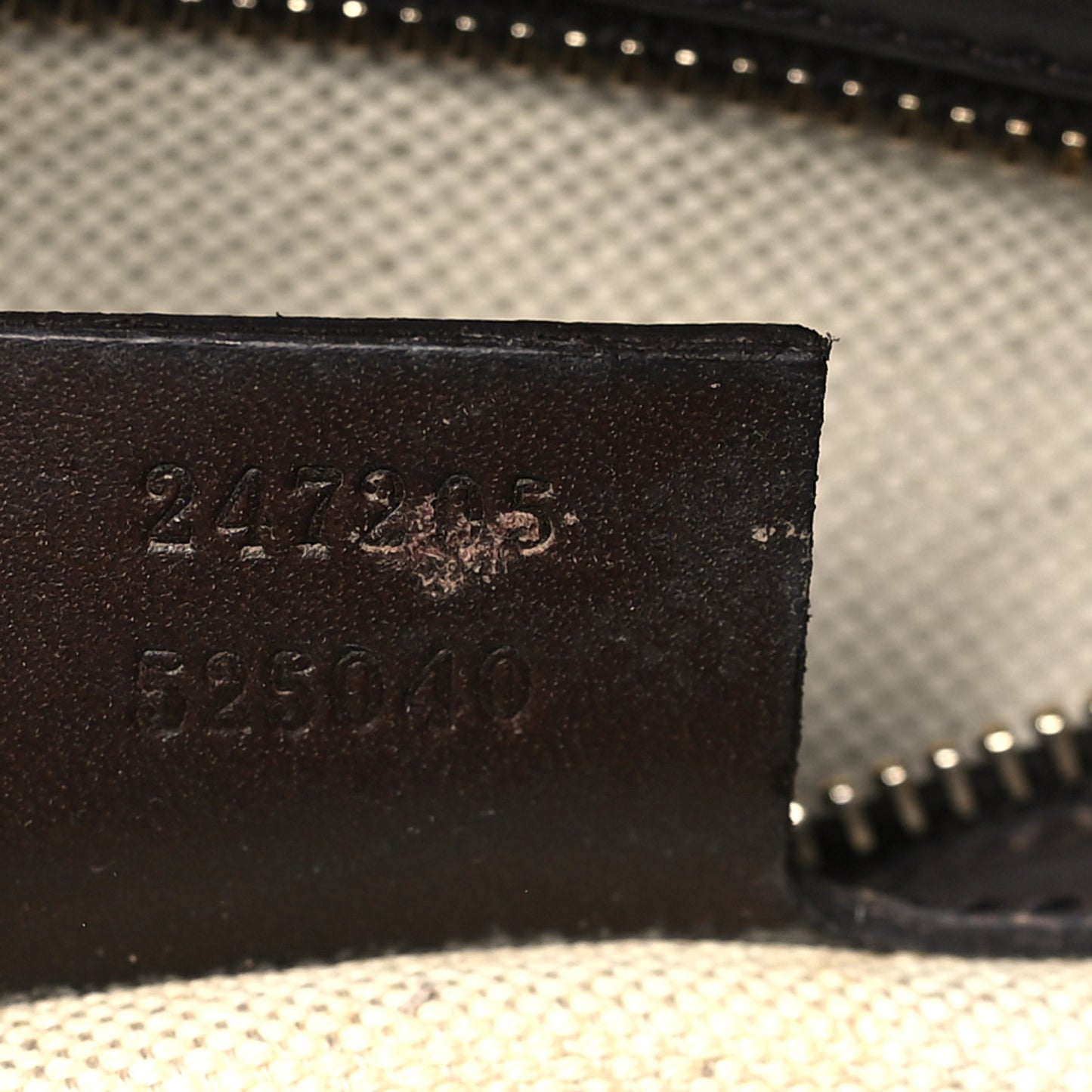 Monogram Selleria Calfskin Vintage Web Medium Boston Beige Ebony Cocoa