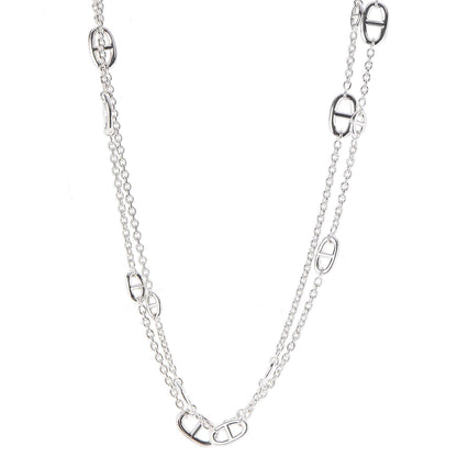 Hermes Sterling Silver Farandole Necklace 160 1 of 8