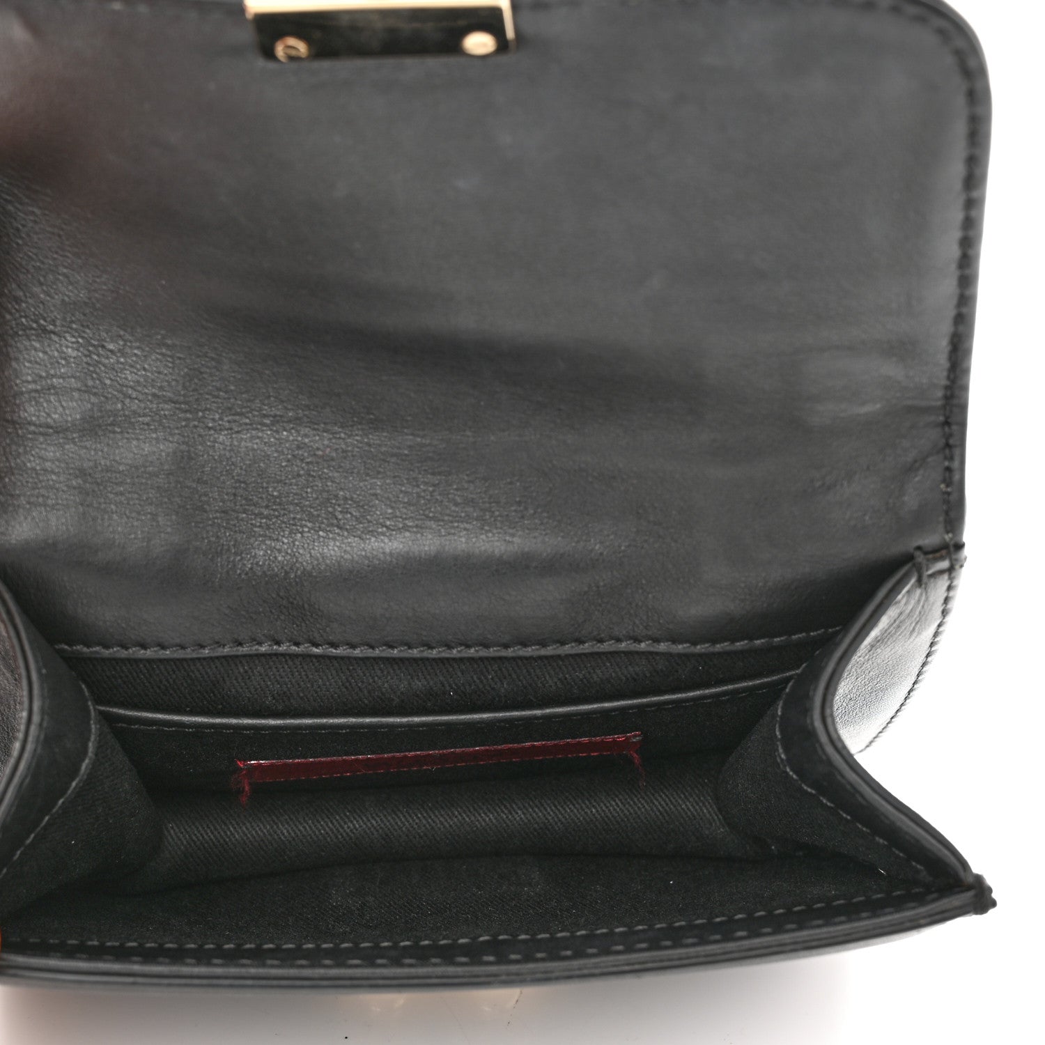 Valentino Garavani Vitello Mini Glam Lock Rockstud Flap Black 5 of 9