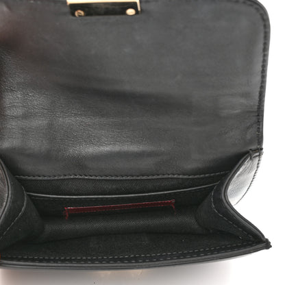 Valentino Garavani Vitello Mini Glam Lock Rockstud Flap Black 5 of 9
