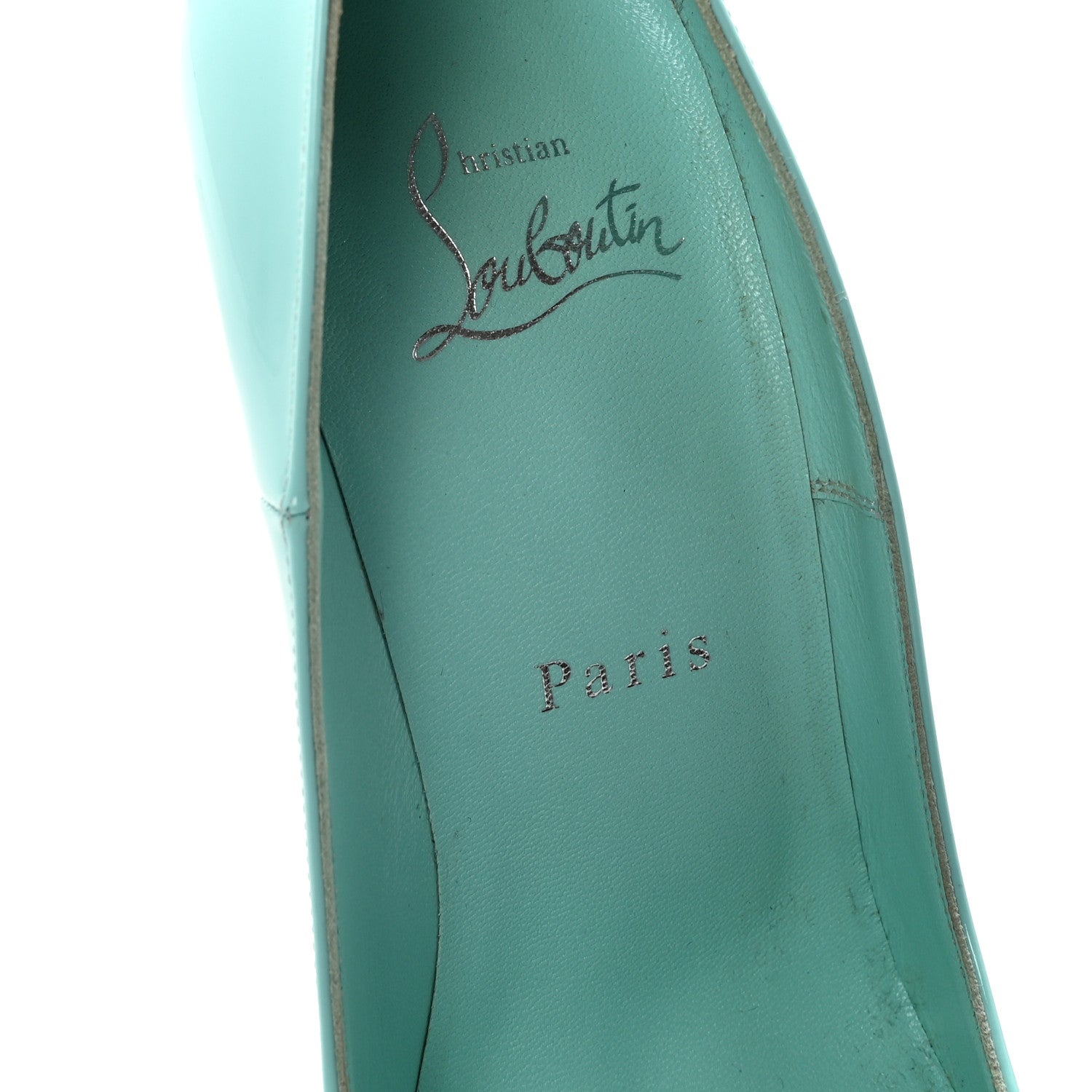 Christian Louboutin Patent So Kate 120 Pumps 37 Pacific 8 of 8