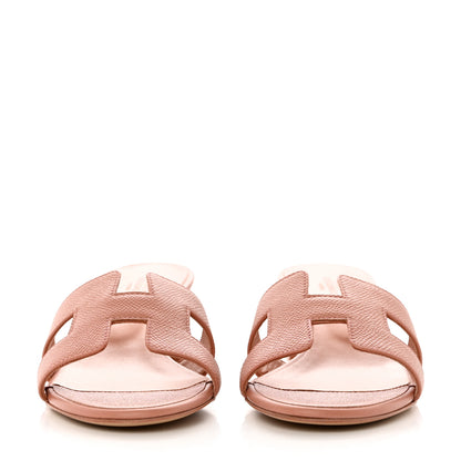 Hermes Epsom Oasis Sandals 37 Rose Aube 2 of 8
