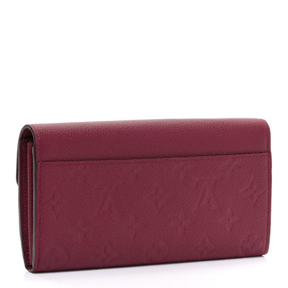 Louis Vuitton Empreinte Sarah Wallet Raisin 3 of 9