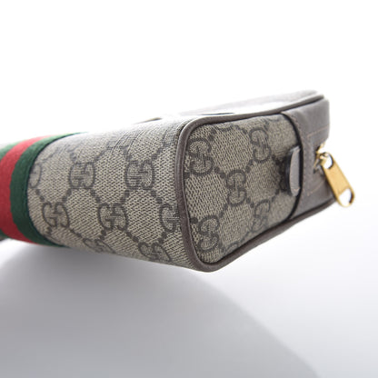 Gucci GG Supreme Monogram Web Small Ophidia Belt Bag 85 34 Dark Brown 14 of 15