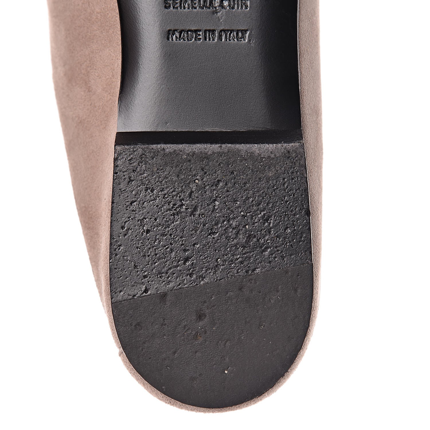 Hermes Suede Goatskin Crystal Roxane Mules 35 Champagne Rose Grey 11 of 18