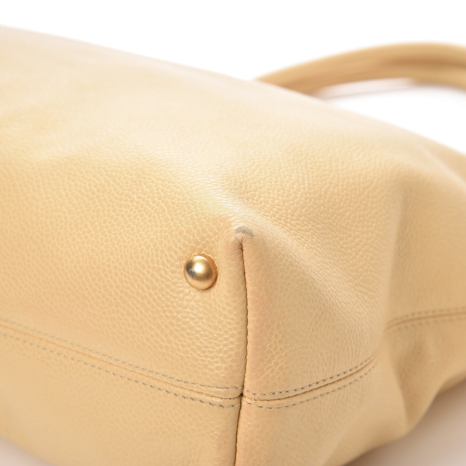 Chanel Caviar CC Tote Beige Clair 14 of 19