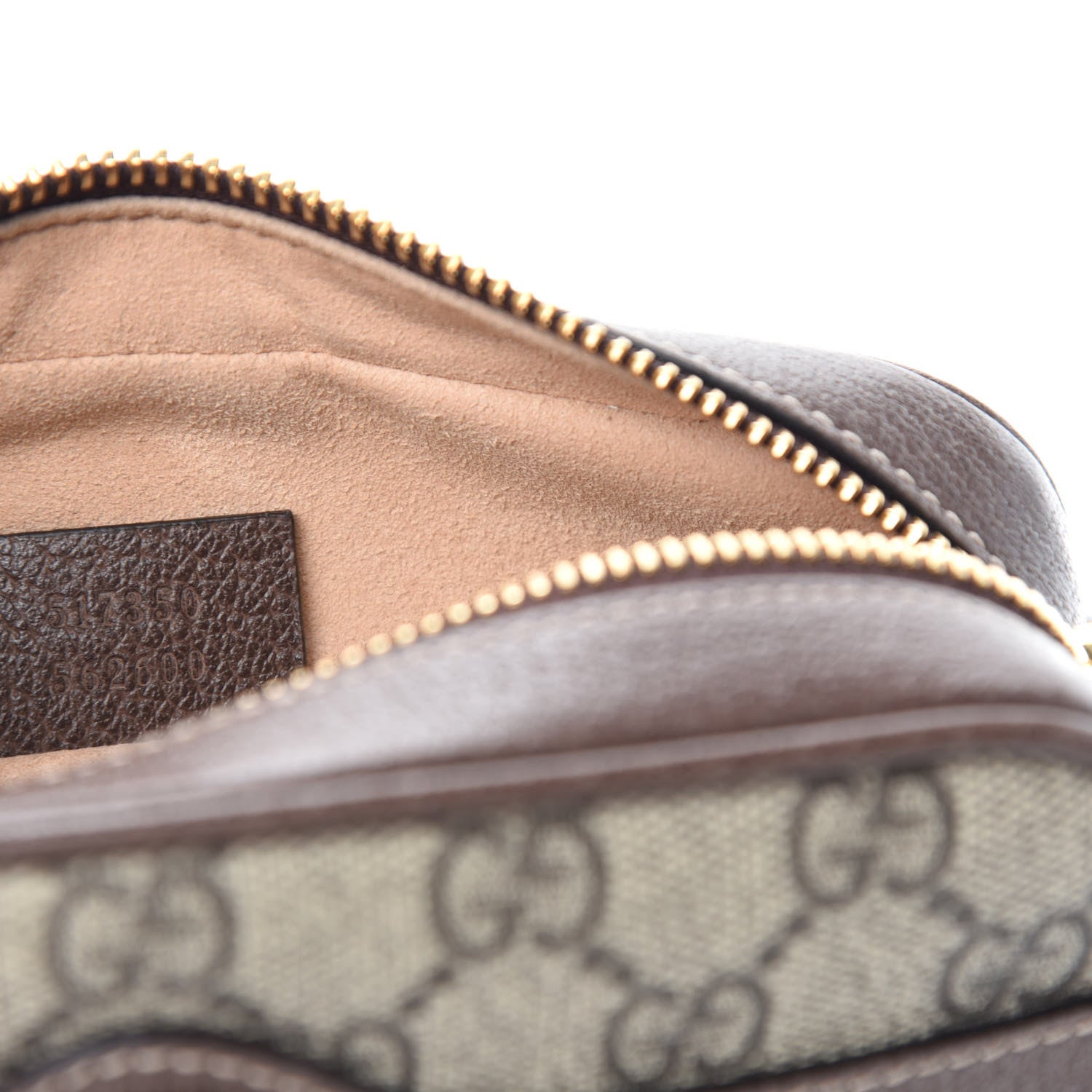 Gucci GG Supreme Monogram Web Mini Ophidia Shoulder Bag Brown 10 of 11