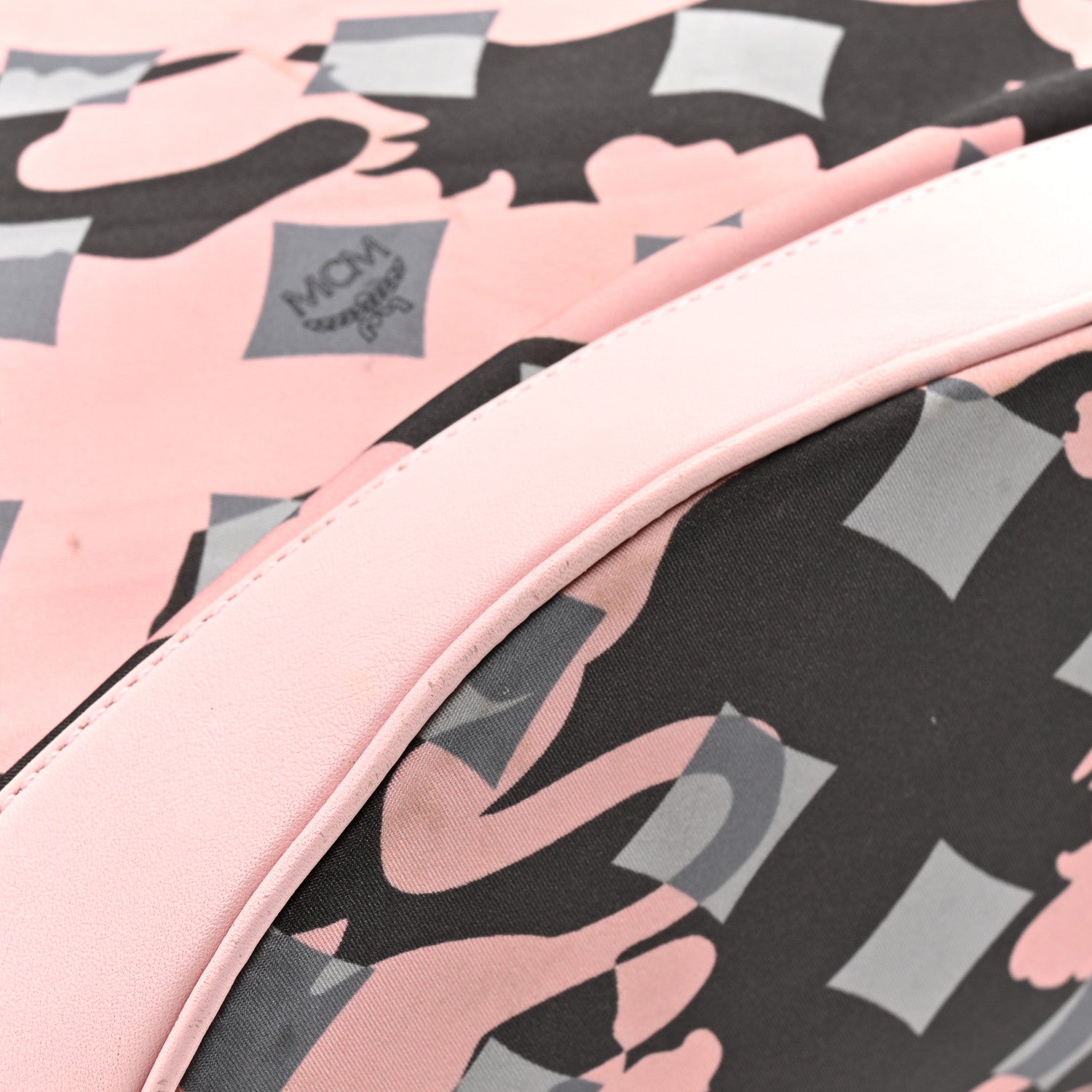 MCM Nylon Camo Backpack Pink Blush 16 of 19