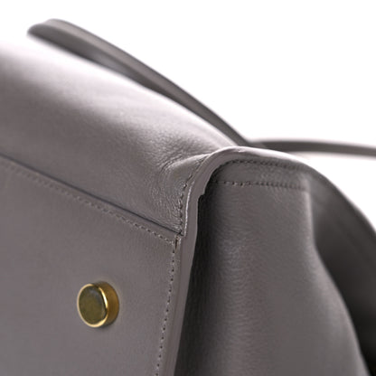 Saint Laurent Smooth Calfskin Small Cabas Monogram Fog 9 of 21