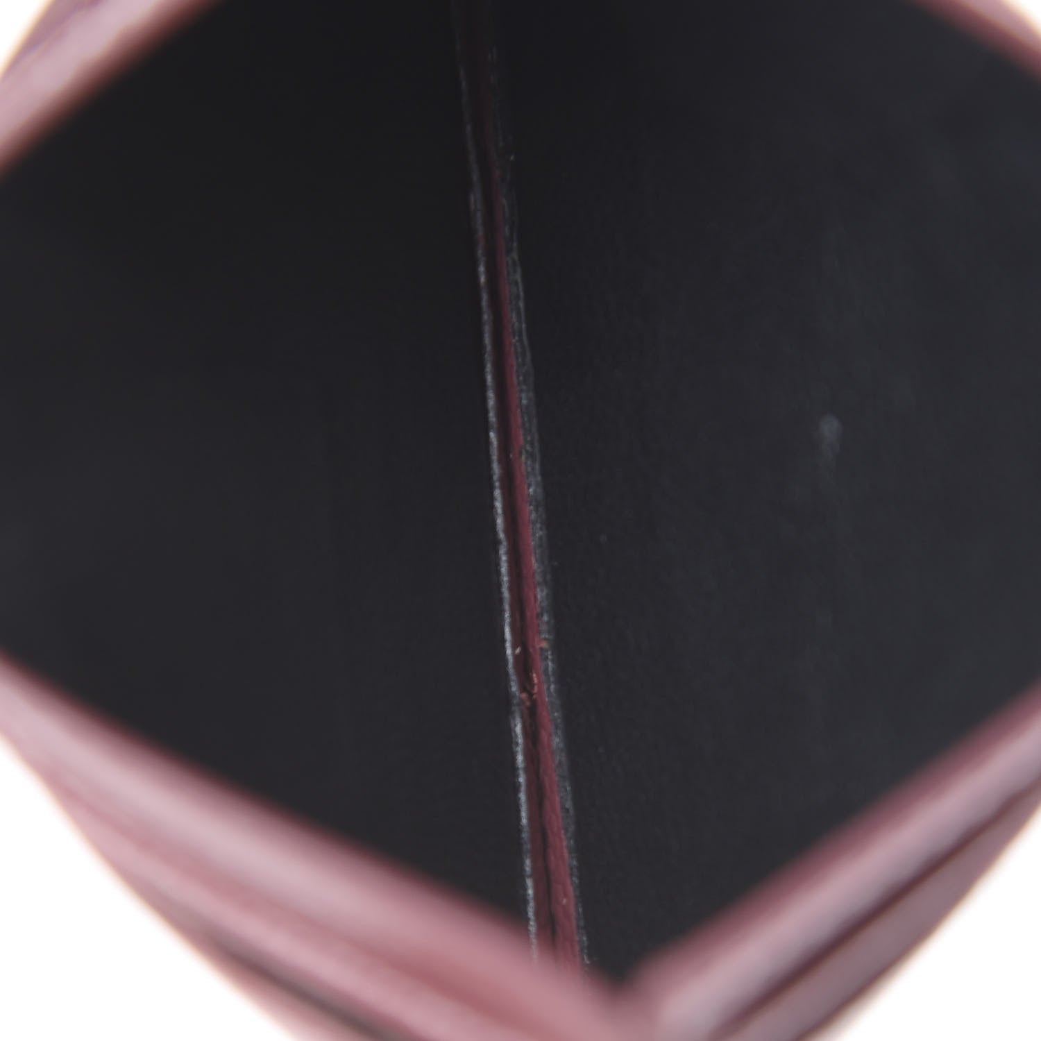 Saint Laurent Grain De Poudre Matelasse Chevron Monogram Credit Card Case Mystic Rose 12 of 12