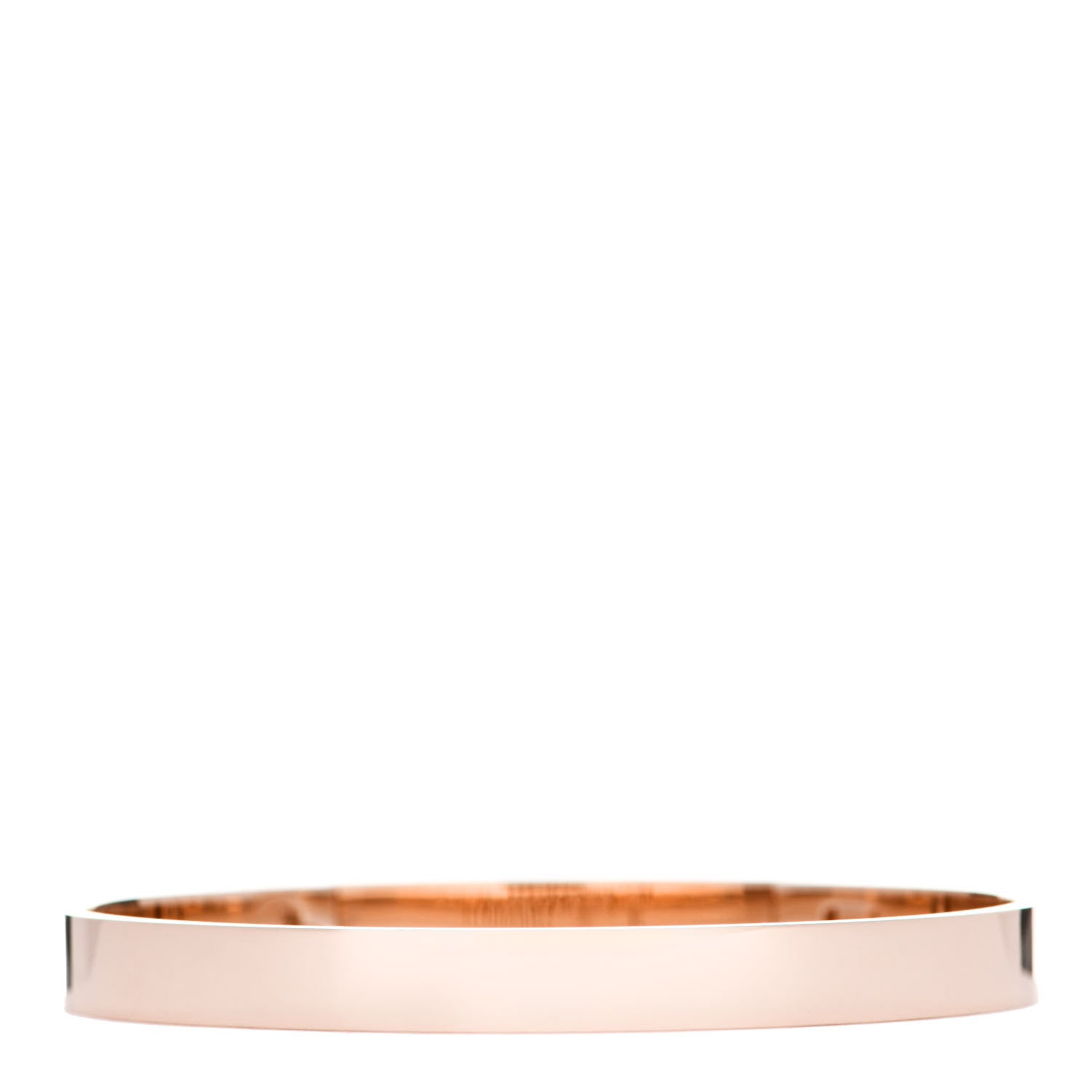 Hermes 18K Rose Gold PM Collier De Chien Bracelet SH 2 of 4