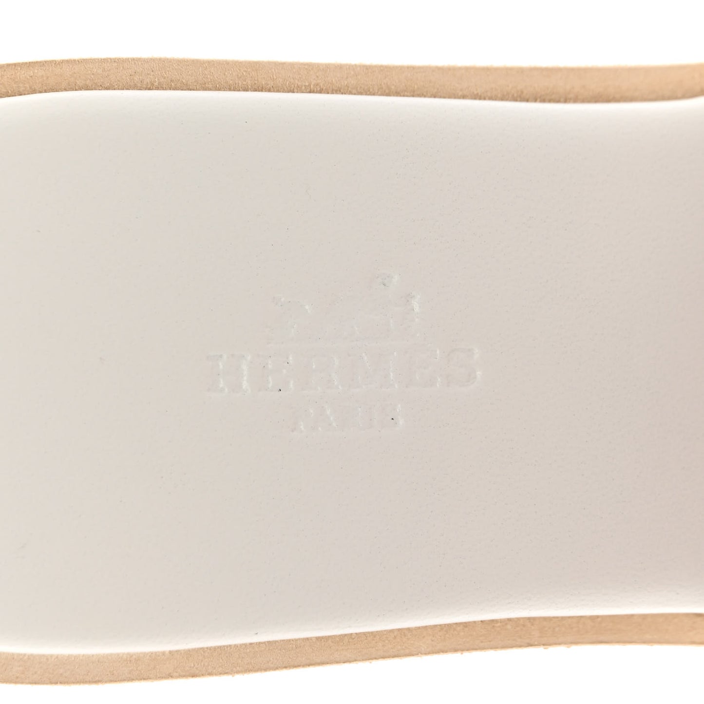 Calfskin Cork Eze 30 Sandals 39 White