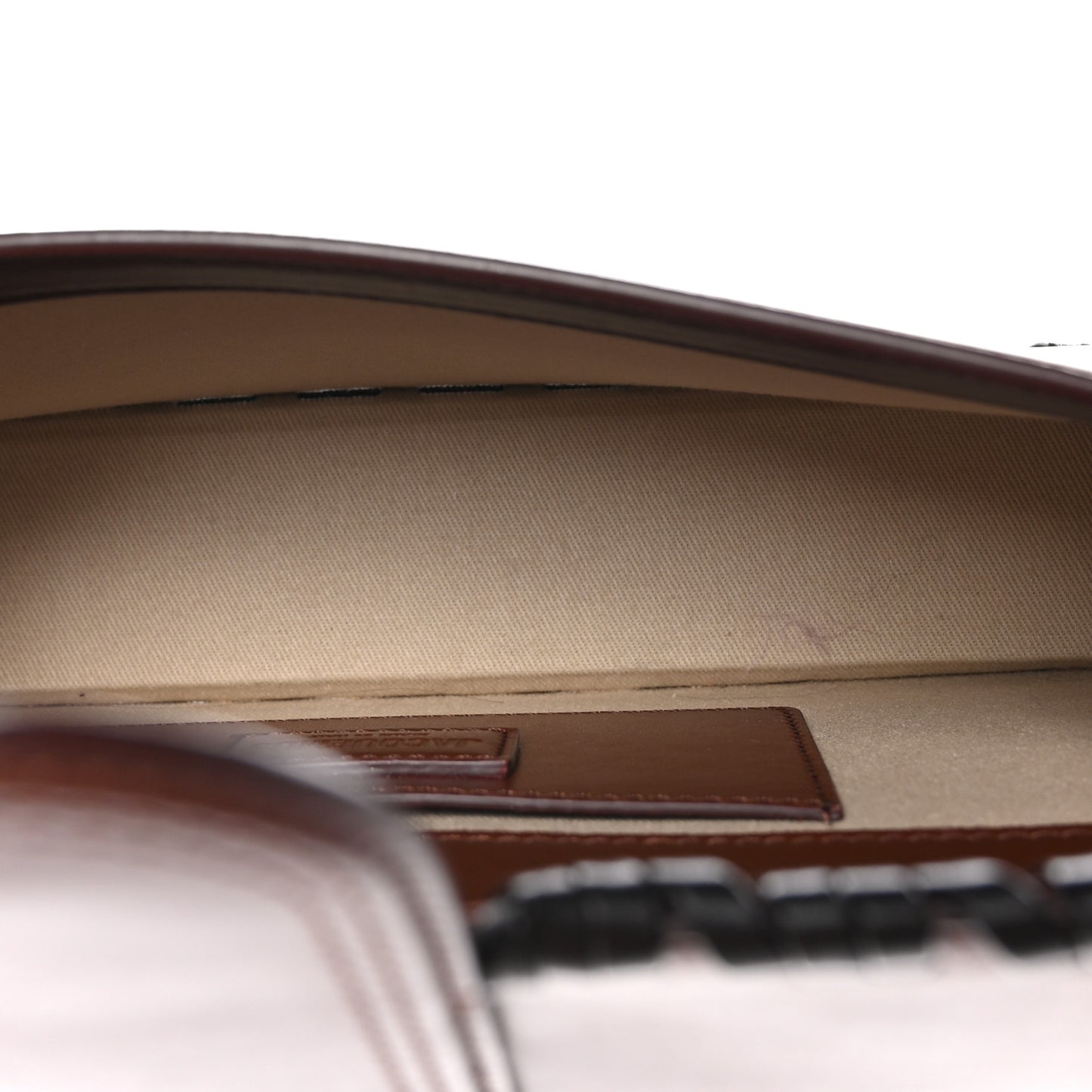 Smooth Calfskin Lacet Le Bambino Long Brown
