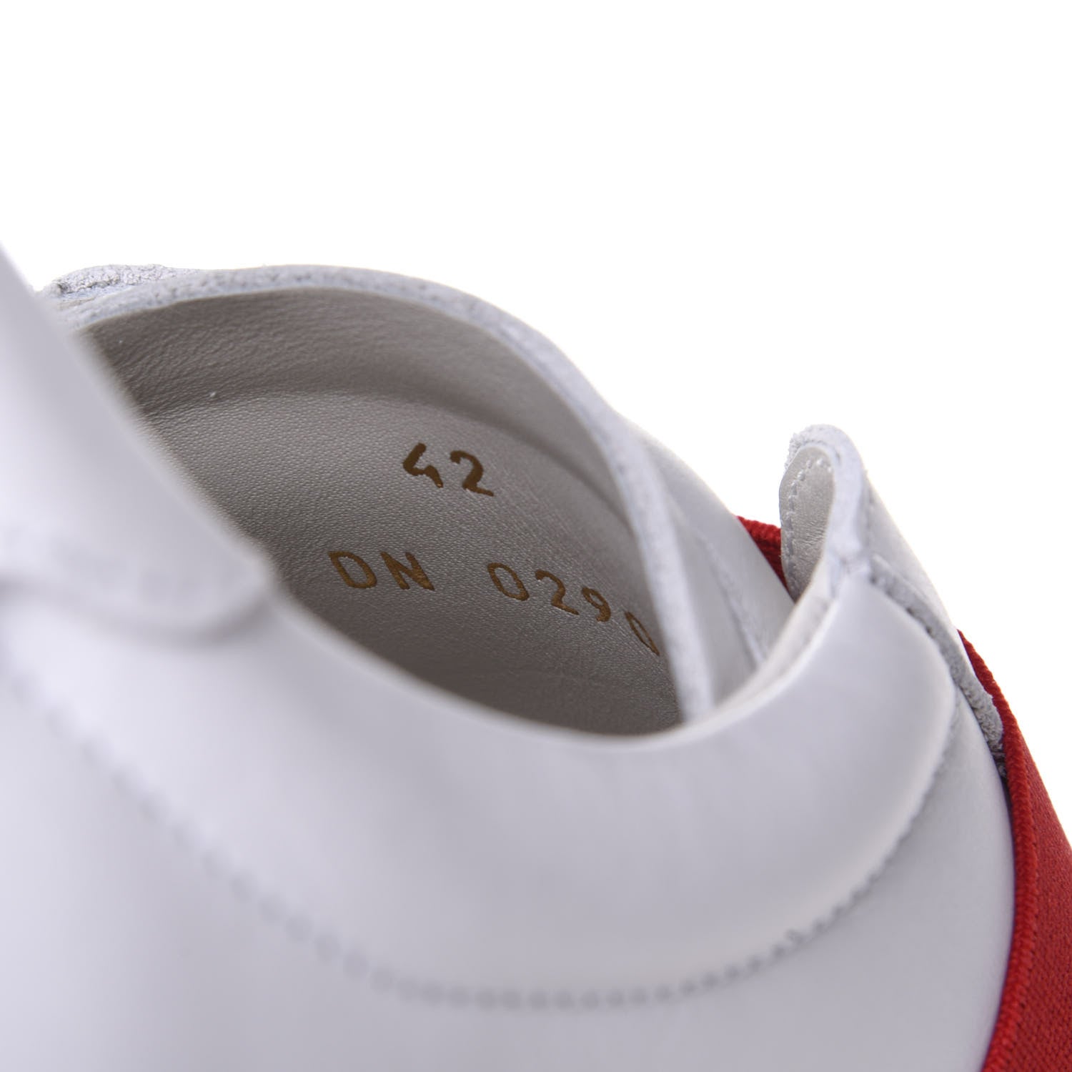 Givenchy Calfskin Band Logo Mens Urban Street Sneakers 42 White Red 10 of 11