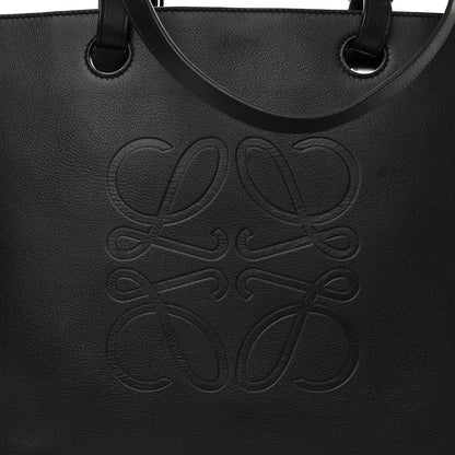 Loewe Calfskin Anagram Tote Black 7 of 13