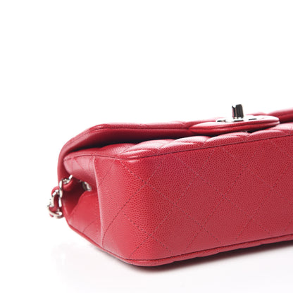 Chanel Caviar Quilted Mini Rectangular Flap Pink 8 of 10