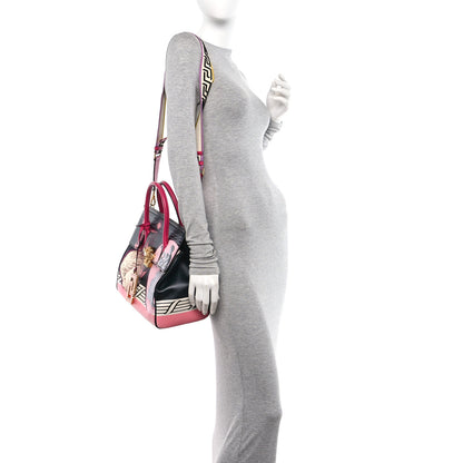 Versace Calfskin Palazzo Empire Pop Magna Grecia Bag Multicolor 2 of 11