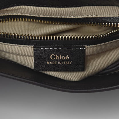 Chloe Suede Calfskin Small Faye Backpack Black 6 of 11