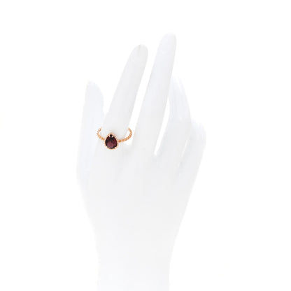 Boucheron 18K Rose Gold Rhodolite Small Serpent Boheme Ring 59 8.75 2 of 7