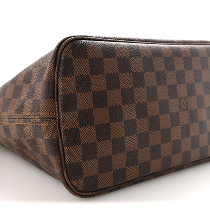 Louis Vuitton Damier Ebene Neo Neverfull MM Rose Ballerine 9 of 10