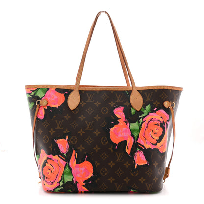 Louis Vuitton Monogram Roses Neverfull MM 1 of 13