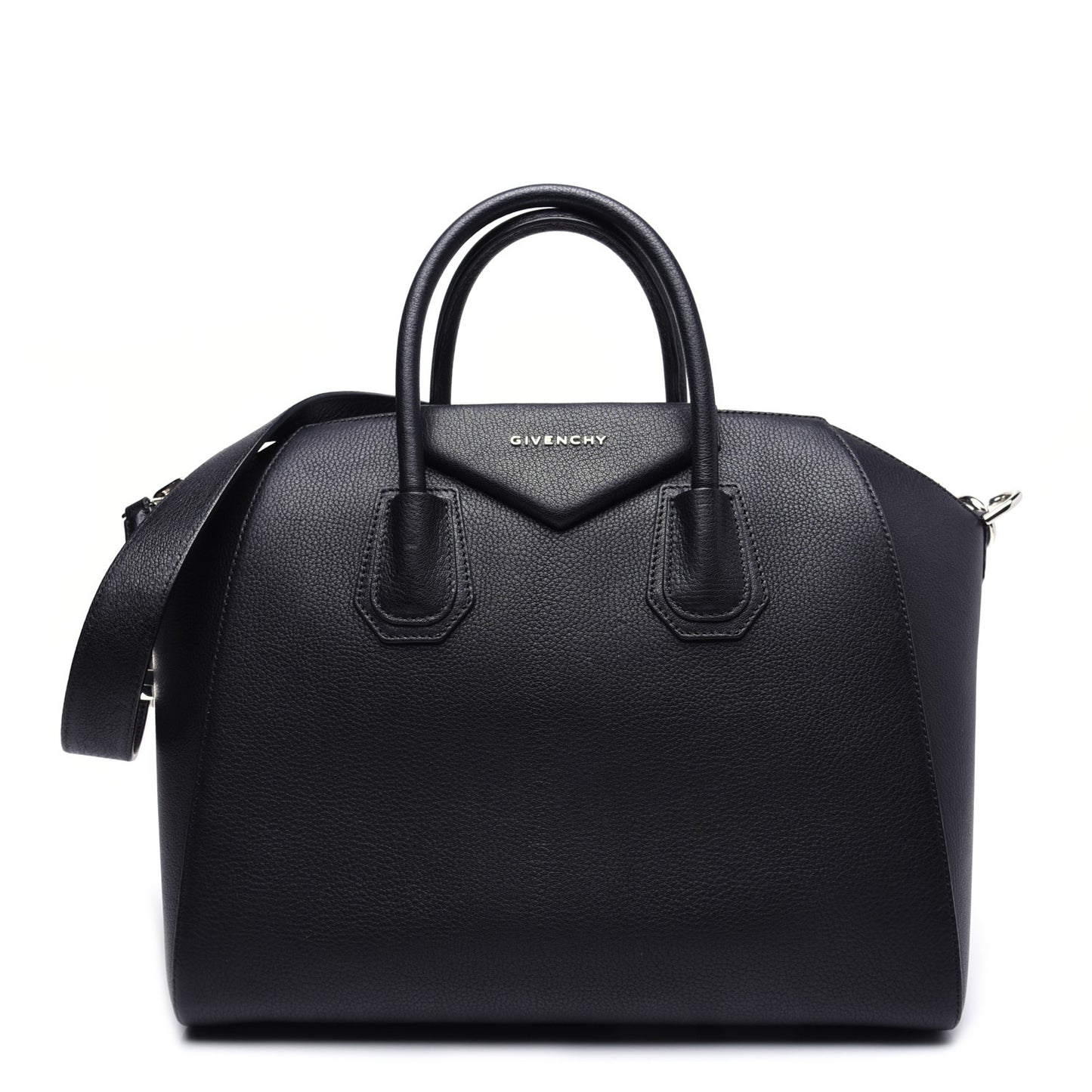 Sugar Goatskin Medium Antigona Black