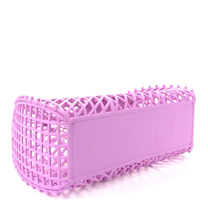 Fendi Recycled Plastic Vitello Liberty Matte Medium Fendi Basket Violetta 4 of 12